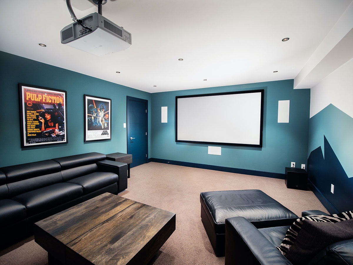 Basement Home Theatre renovation